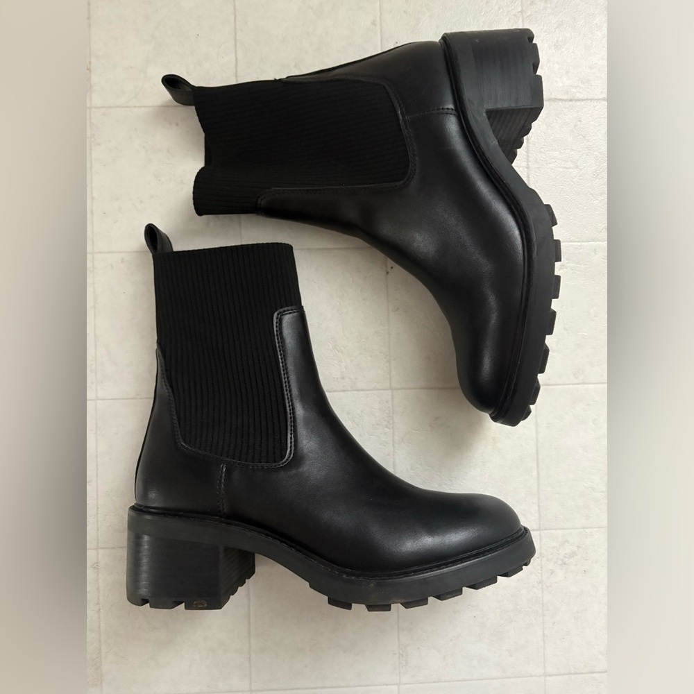 Black Steve Madden Ankle Boots